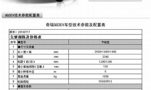 奇瑞电动汽车价格表十万左右排行榜_奇瑞电