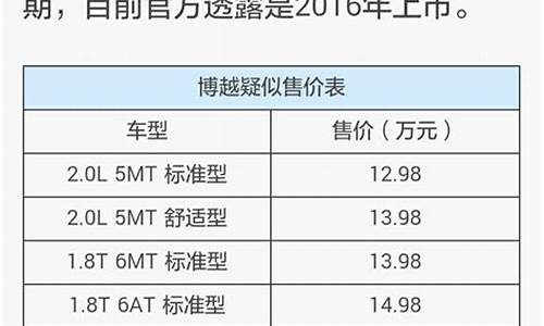 景程汽车之家报价表_景程多少钱